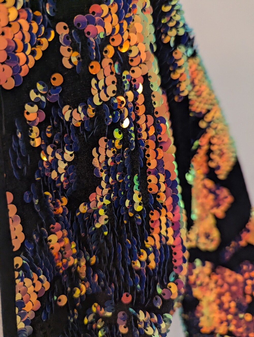 Urban Outfitters Purple/Blue Sequin Mini Dress